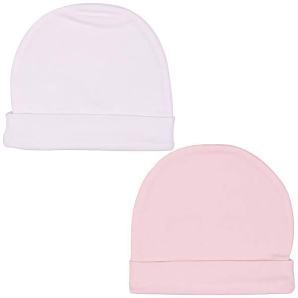 کلاه گرد نوزادی لاکی بیبی مدل 336 - بسته 2 عددی، Lucky Baby 336 Baby Hat Pack Of 2