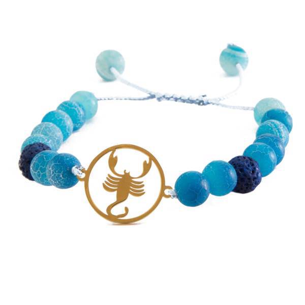 دستبند نوژین مدل آبان آبی، Nojin Aban Blue Bracelet