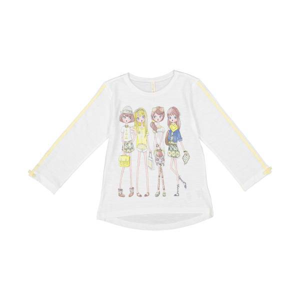 تی شرت دخترانه مایورال مدل MA 3080048، Mayoral MA 3080048 T-Shirt For Girls