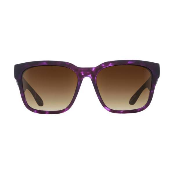 عینک آفتابی اسپای مدل Soft Matte Purple Tort Happy Bronze Fade سری Bowie، Spy Bowie Soft Matte Purple Tort Happy Bronze Fade Sunglasses