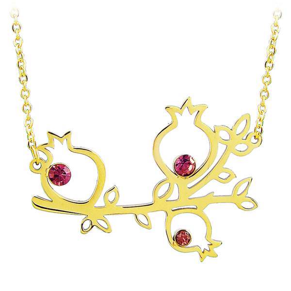 گردنبند شهر شیک طرح انار مدل G168، Shahr Shik G168 Pomegranate Necklace