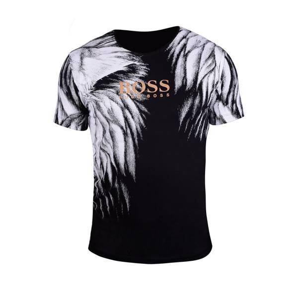 تی شرت سه بعدی مردانه طرح Boss مدل 1005