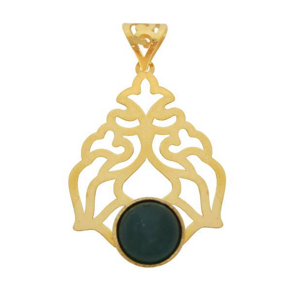 آویز گردنبند طلا 18 عیار شانا مدل N-SG66، Shana N-SG66 Gold Necklace Pendant Plaque