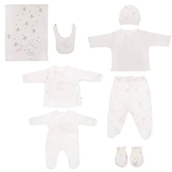 ست لباس نوزادی کارامل مدل ZK2400، Caramell ZK2400 Baby Clothes Set