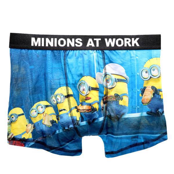 شورت مردانه مدل Boxer Minions at Wok، Boxer Minions at Work Panty for Men