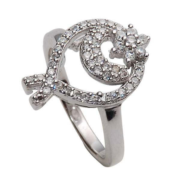 انگشتر نقره شهر جواهر مدل SJ-SR002، Shahrejavaher SJ-SR002 Silver Ring