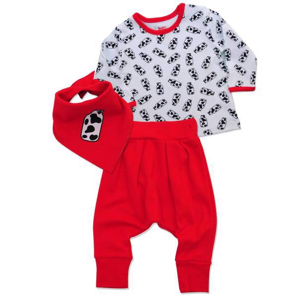 ست لباس دخترانه بیبی کرنر مدل 3012، Baby Corner 3012 Baby Girl Clothing Set