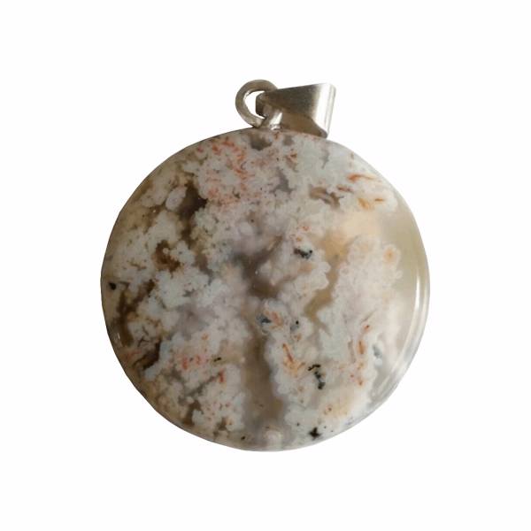 آویز گردنبند نقره عقیق پارس مدل A043، pars agate A043 Silver Necklace