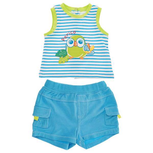 ست تی شرت و شلوارک نوزادی مایورال مدل MA 168651، Mayoral MA 168651 Tshirt And Short Pants For Babies