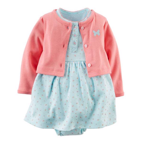 ست لباس دخترانه کارترز مدل 677، Carters 677 Baby Girl Clothing Set