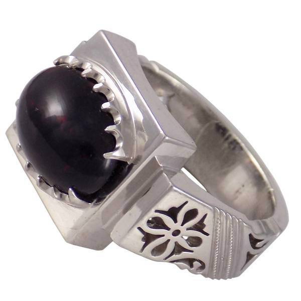 انگشتر نقره تاج گوهر مدل TG207