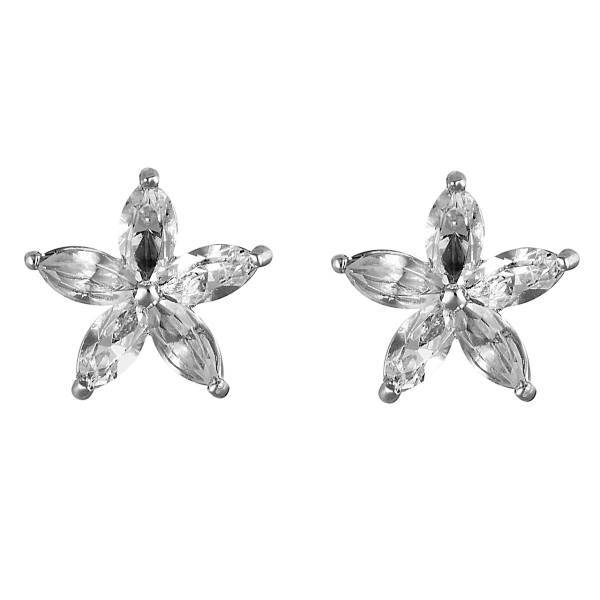 گوشواره میخی الیور وبر مدل Flor Rhod Crystal 22159، Oliver Weber Flor Rhod Crystal 22159 Earring
