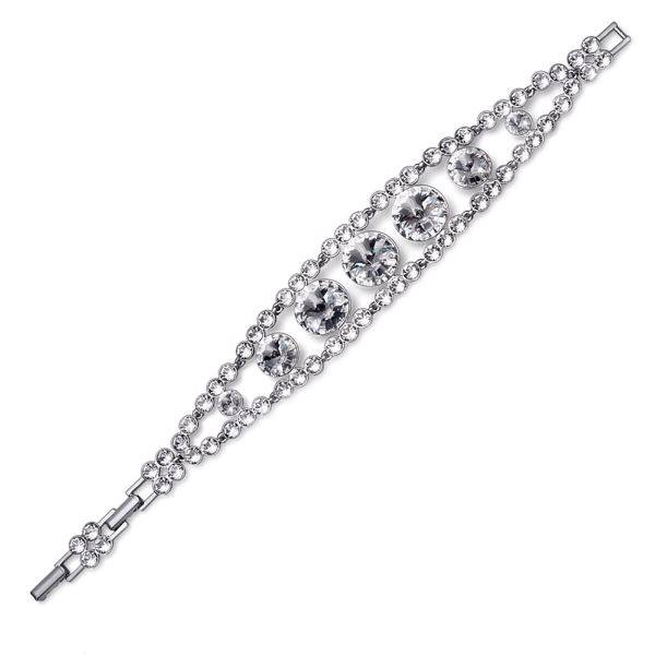 دستبند کریستال الیور وبر مدل 2864، Bracelet Snug rhod. crystal