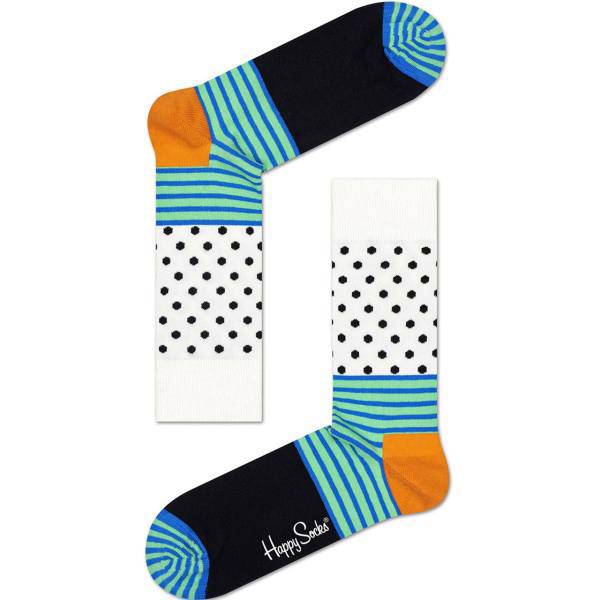 جوراب هپی ساکس مدل Stripes And Dots، Happy Socks Stripes And Dots Socks