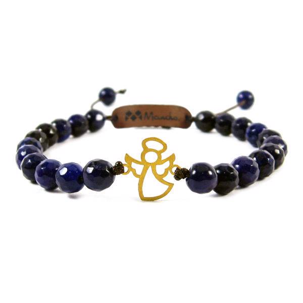 دستبند طلا 18 عیار مانچو مدل bfg554، Mancho BFG554 Gold Bracelet