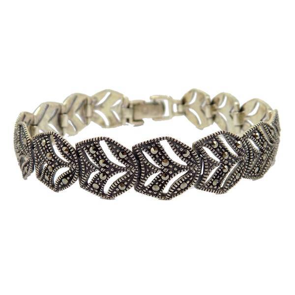 دستبند نقره تاج گوهر مدل TG271