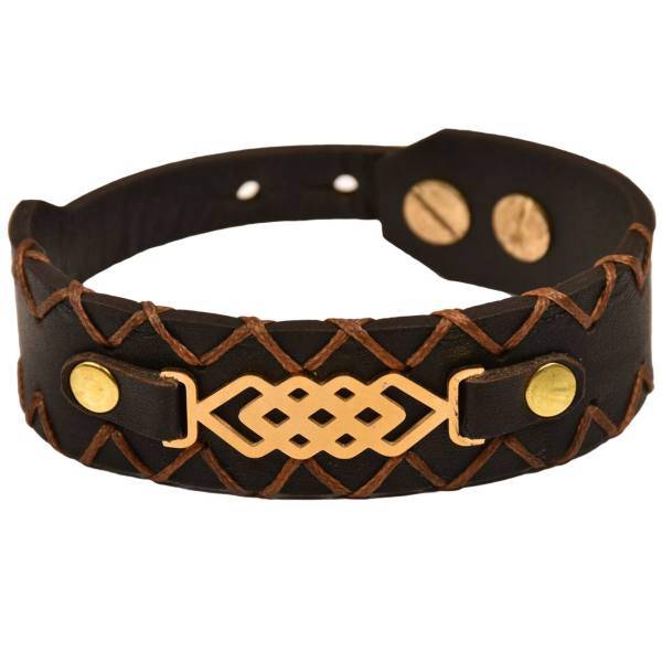 دستبند چرمی کهن چرم مدل BR61-7، Kohan Charm BR61-7 Leather Bracelet