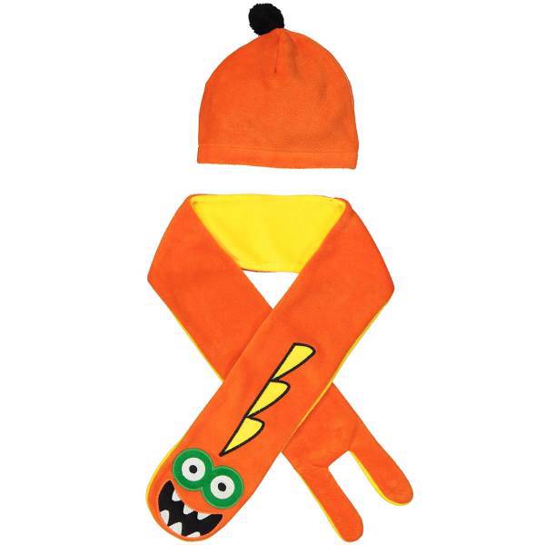 ست کلاه و شال گردن کودک دینو مدل 15KTK-BOOKSKL، Deno 15KTK-BOOKSKL Baby Hat And scarf Set