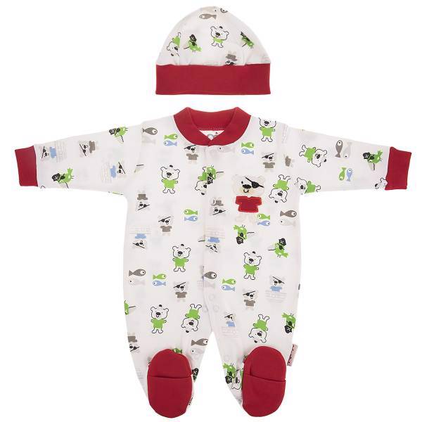 ست لباس پسرانه آدمک مدل 136000، Adamak 136000 Baby Boy Clothing Set