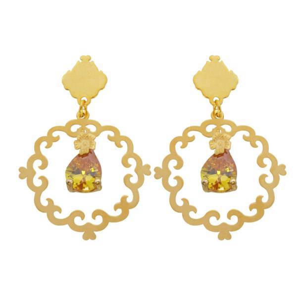 گوشواره طلا 18 عیار شانا مدل E-SG54، Shana E-SG54 Gold Earring