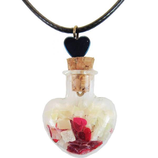 گردنبند برندز مدل قلب شب تاب BK-160