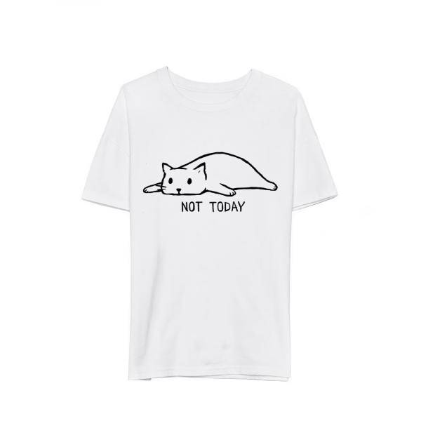 تی شرت ماسادیزان مدل گربه بی حوصله کد 240، Masa Design Tshirt Bored Cat 240