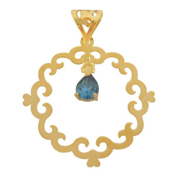 آویز گردنبند طلا 18 عیار شانا مدل N-SG69، Shana N-SG69 Gold Necklace Pendant Plaque