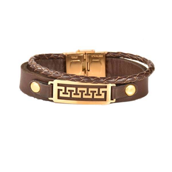 دستبند چرمی کهن چرم مدل BR142-15، Kohan Charm BR142-15 Leather Bracelet