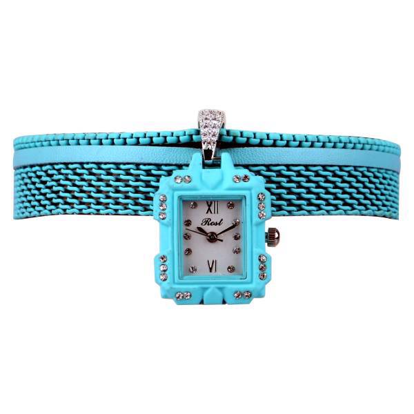 ساعت مچی زنانه Rost کد 2010 Cyan، Rost 2010 Cyan Women Watch