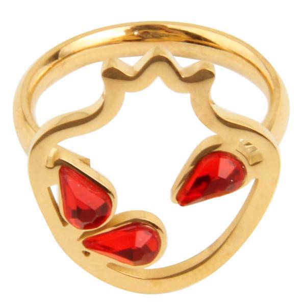 انگشتر شهر شیک طرح انار مدل A437، Shahr e Shik Pomegranate A437 Ring