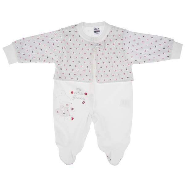 لباس سرهمی نوزادی گایه مدل L1317G، Gaye L1317G Baby Patch Clothes