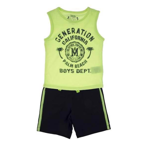 ست تاپ و شلوارک پسرانه مایورال مدلMA 363646، Mayoral MA 363646 Top And Short Set For Boys