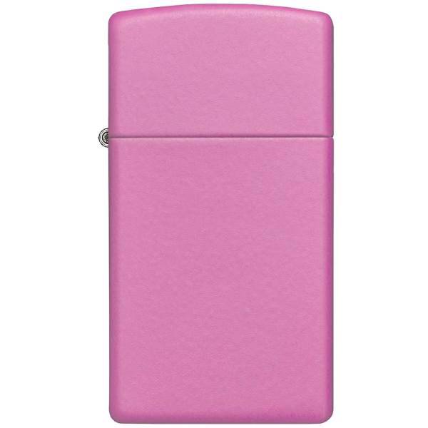 فندک زیپو مدل Slim Pink Matte کد 1610