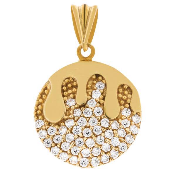 آویز گردنبند طلا 18 عیار ماهک مدل MM0533، Maahak MM0533 Gold Necklace Pendant Plaque