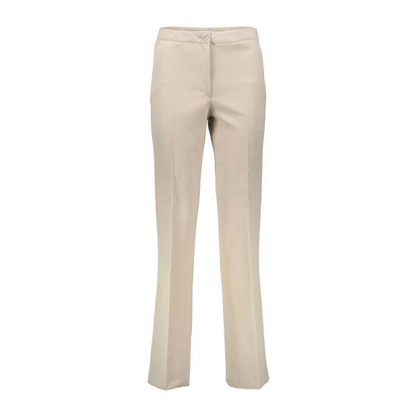 شلوار زنانه دمپا گشاد پارچه ای کرم مدل 198، Dorsa Tanpoosh 19822 Trousers For Women