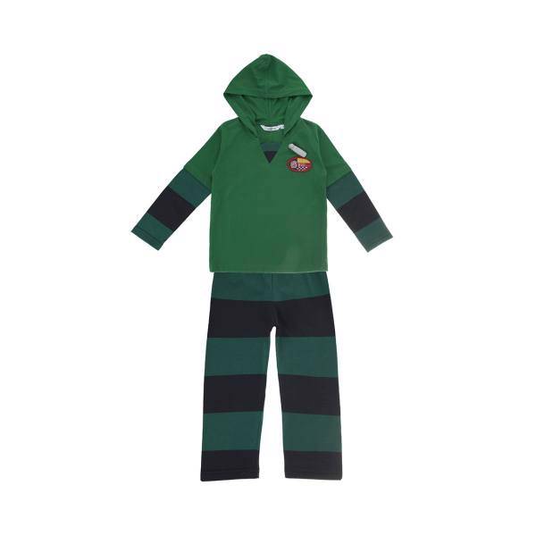 ست تی شرت و شلوار پسرانه پی جامه مدل 193، Pijame 193 T-shirt And Pants For Boys