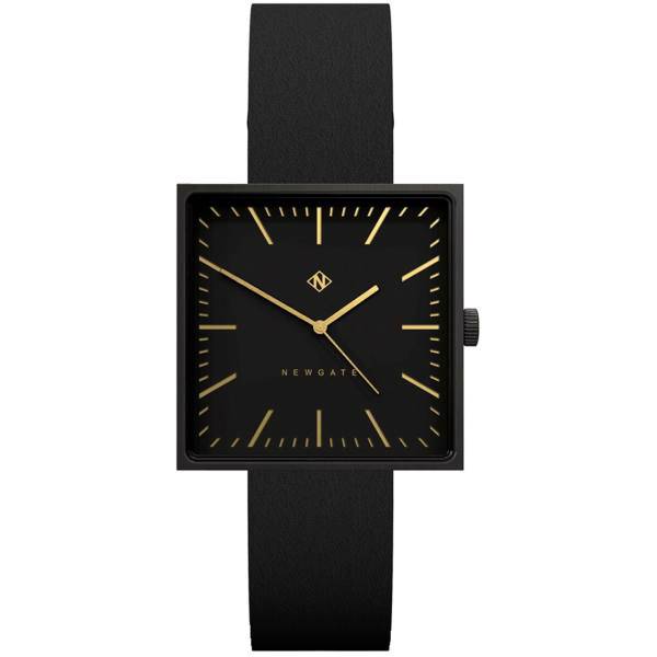 ساعت مچی عقربه ای نیوگیت مدل The Cubeline Black Case Black Strap، Newgate The Cubeline Black Case Black Strap Watch