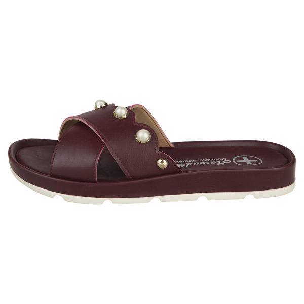 صندل زنانه مسعود مدل 2725 زرشکی، Masoud 2725 Sandals For Women