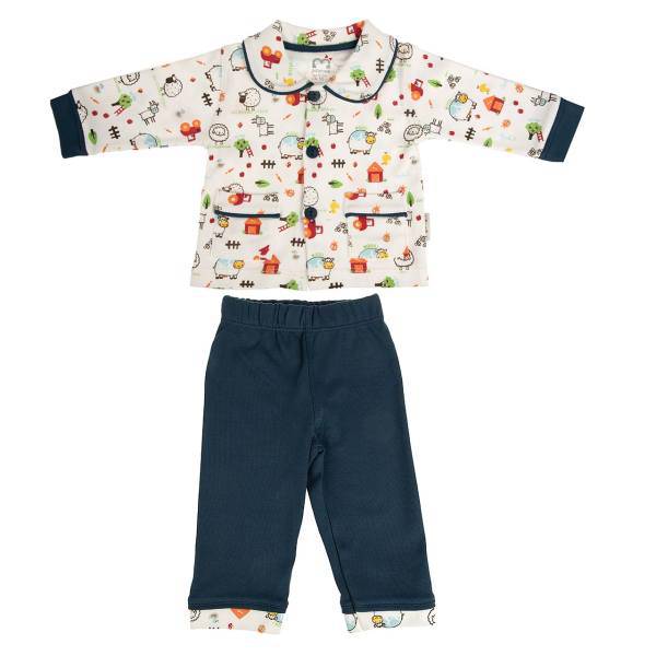 ست لباس پسرانه آدمک مدل 2624001، Adamak 2624001 Baby Boy Clothing Set