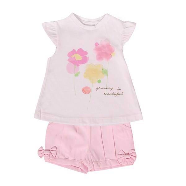 ست لباس دخترانه نیلی مدل Three Flower، Nili Three Flower Baby Girl Clothing Set