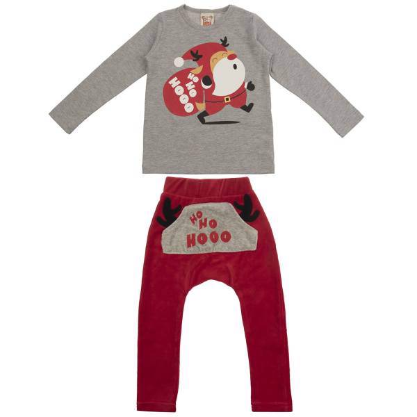 ست لباس پسرانه موشی مدل 16K1-066، Mushi 16K1-066 Boys Clothes Set