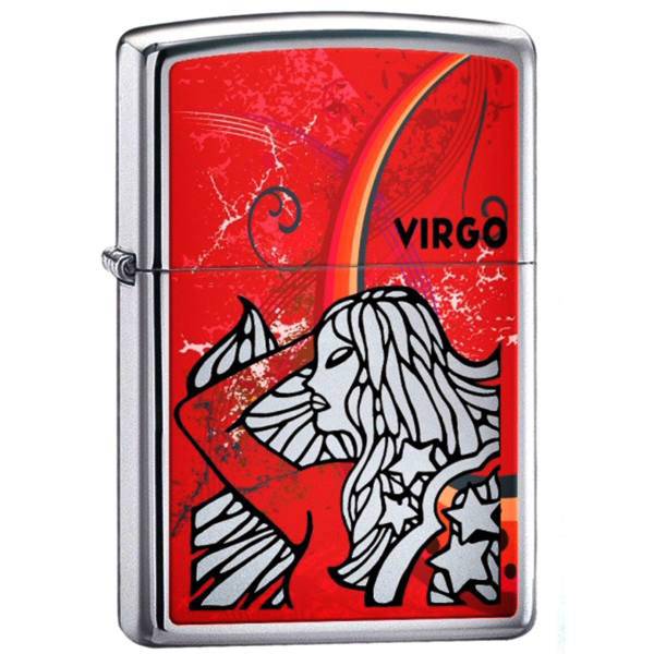 فندک زیپو مدل Zodiac Virgo کد 24936، Zippo Zodiac Virgo 24936 Lighter