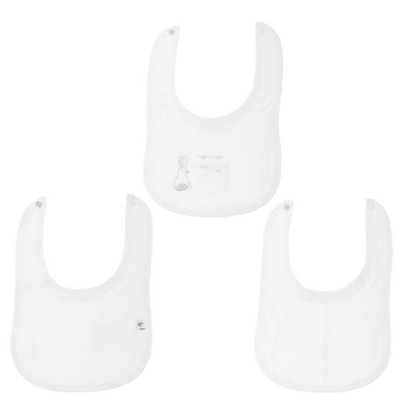 پیشبند کارامل مدل ONK2070E بسته 3‌ عددی، Caramell ONK2070E Baby Bib 3pcs