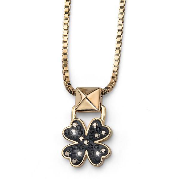 گردنبند الیور وبر مدل شبدر خوش شانس11551G، Oliver Weber Lucky Clover 11551G Necklace