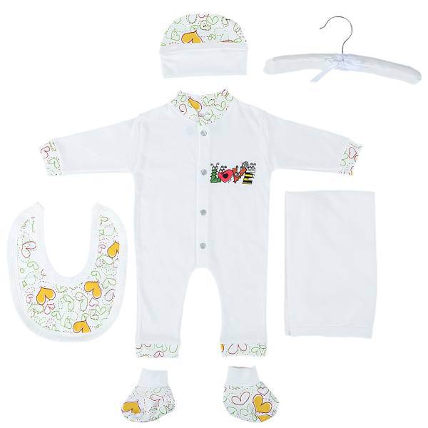 ست لباس نوزادی مادرکر مدل 3802، Mothercare 3802 Baby Clothes Set