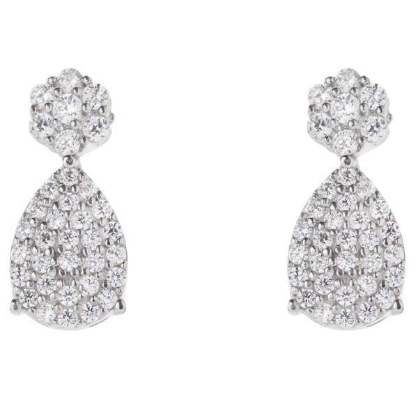 گوشواره نقره مایا مدل MSE119، Maya MSE119 Silver Earring