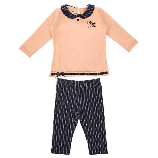 ست لباس دخترانه دیوونته مدل 51581PI، Divonette 51581PI Baby Girl Clothing Set