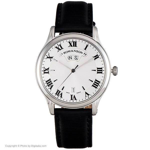ساعت مچی عقربه ای مردانه رومانسون مدل TL0393MM1WAS2W، Romanson TL0393MM1WAS2W Watch For Men