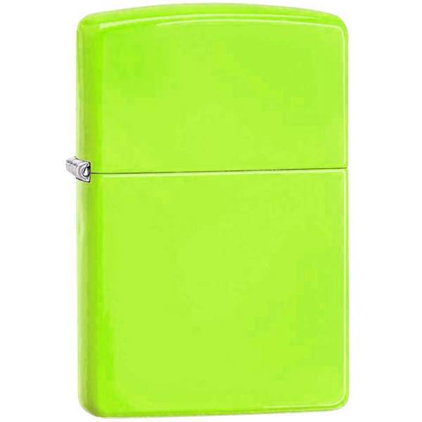 فندک زیپو مدل Neon Yellow کد 28887، Zippo Neon Yellow 28887 Lighter