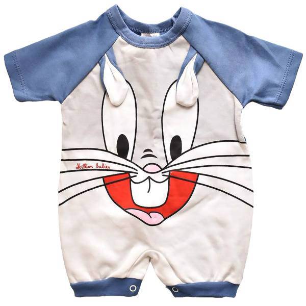 زیر دکمه دار استین کوتاه نوژا مدل Rabit